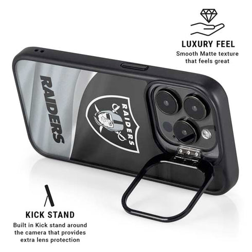NFL Las Vegas Raiders iPhone 15 Pro Kickstand Case